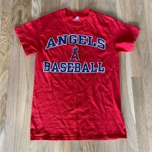 MLB Angels Baseball T Shirt Size Small